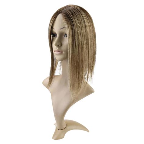 Buy Full Shine Hair Topper Wiglets 14 Balayage Brown Blonde Clip in ...