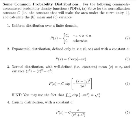 Image result for Common Probability Distributions