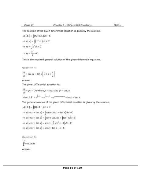 NCERT Class 12 Maths Chapter 9 Exercise 9.6 Solutions - eSaral