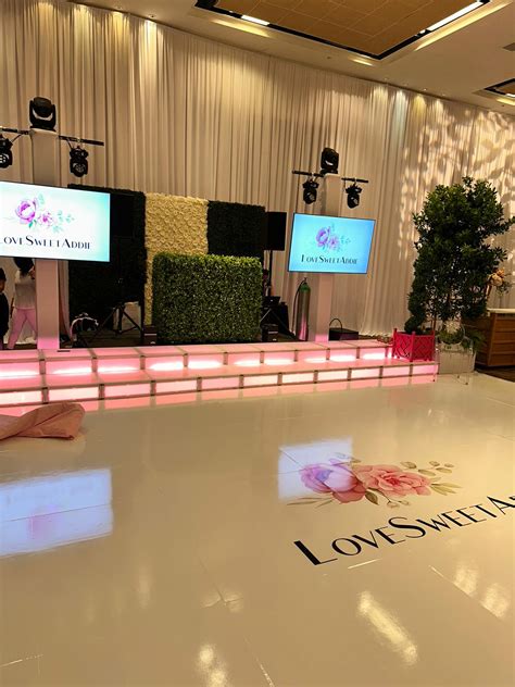 Custom Vinyl Wrapped Dance Floors rentals in Miami