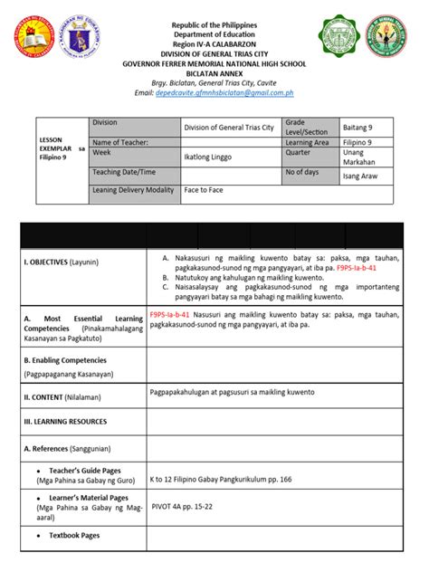 What Is Lesson Exemplar 的图像结果