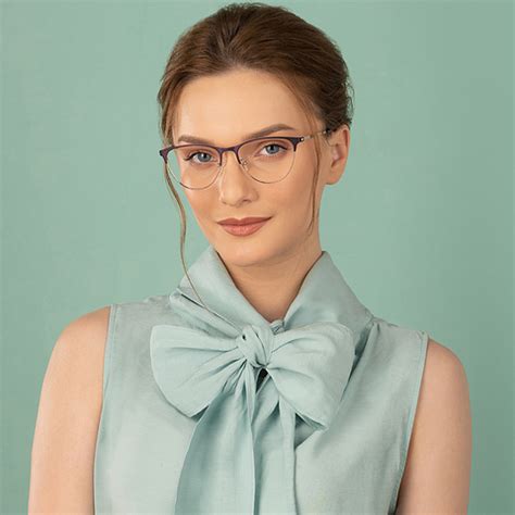 Purple Gold Purple Full Rim Cat Eye Vincent Chase SLEEK STEEL VC E13640 ...