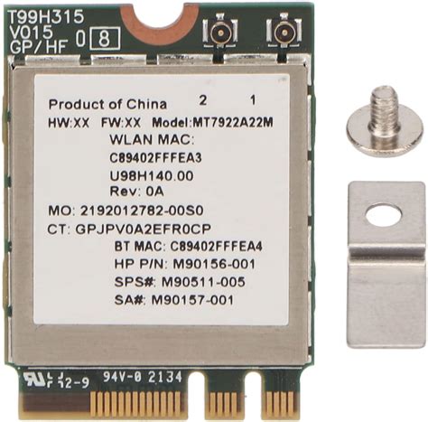 CHEOTIME Wireless AX210 NIC, WiFi 6E Wireless Network Card 2400Mbps ...