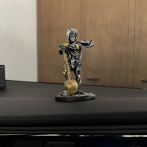 Buy Trendable Lord Hanuman Bahubali Murti or Statue, Black & Silver ...