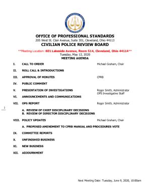 Fillable Online ROLL CALL & INTRODUCTIONS Fax Email Print - pdfFiller