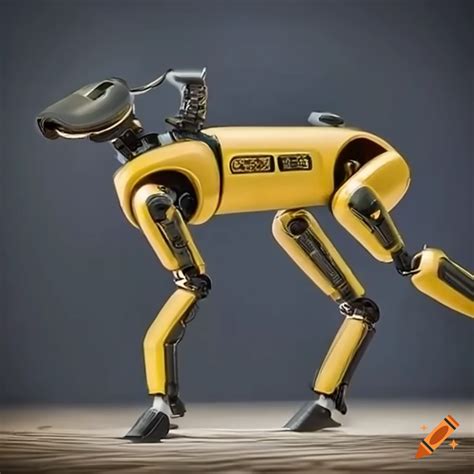 Boston dynamics two robot dog, 4k image on Craiyon