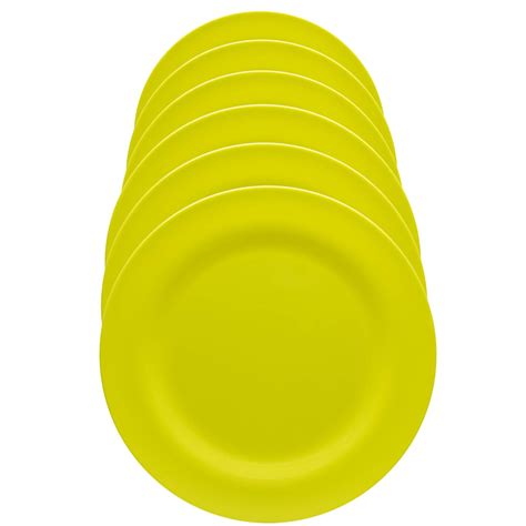 Buy Zak Designs Ella Dinner Plates (Set of 6), 11", Vert Online at Low ...