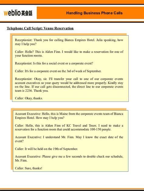 Image result for Sample Telephone Script