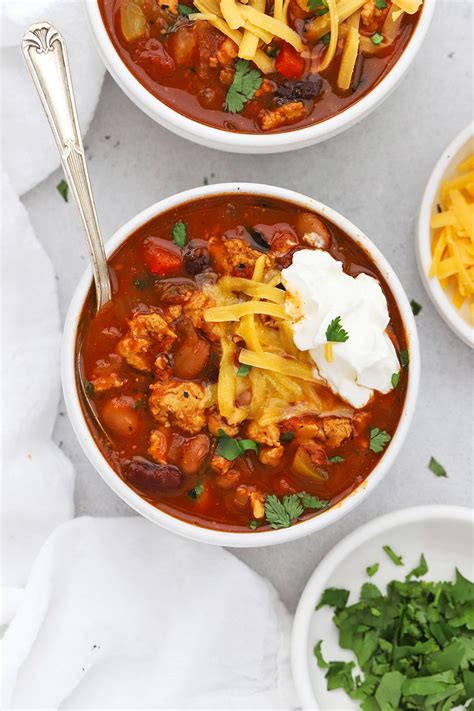 Easy Chicken Chili • One Lovely Life