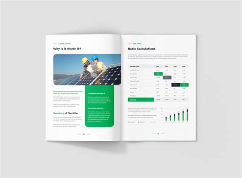 Solar Energy – Company Profile Print Templates :: Behance
