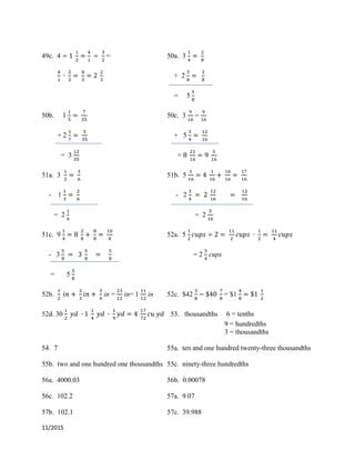 Image result for Basic Math Review