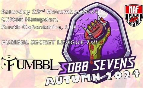 SOBB Sevens Autumn 2024, Clifton Hampden Village Hall, Abingdon, 23 ...