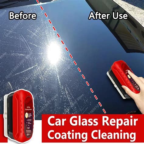 100ml Car Glass Coating Oil Film Clean Brush Rearview Mirrors Anti-fog ...