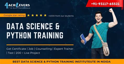 Gain Data Science Skills from industry experts now! | 4achievers