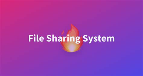 Rezultat imagine pentru File Sharing System