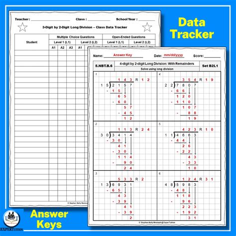 Image result for Long Division Worksheets 2-Digit Divisor