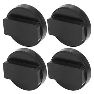 X AUTOHAUX 4pcs 0.87"x2.36" Car Jack Pad Lifting Support Rubber Frame ...