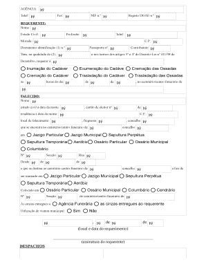 Preenchível Disponível cm-vminho , de de (local e data do requerimento ...