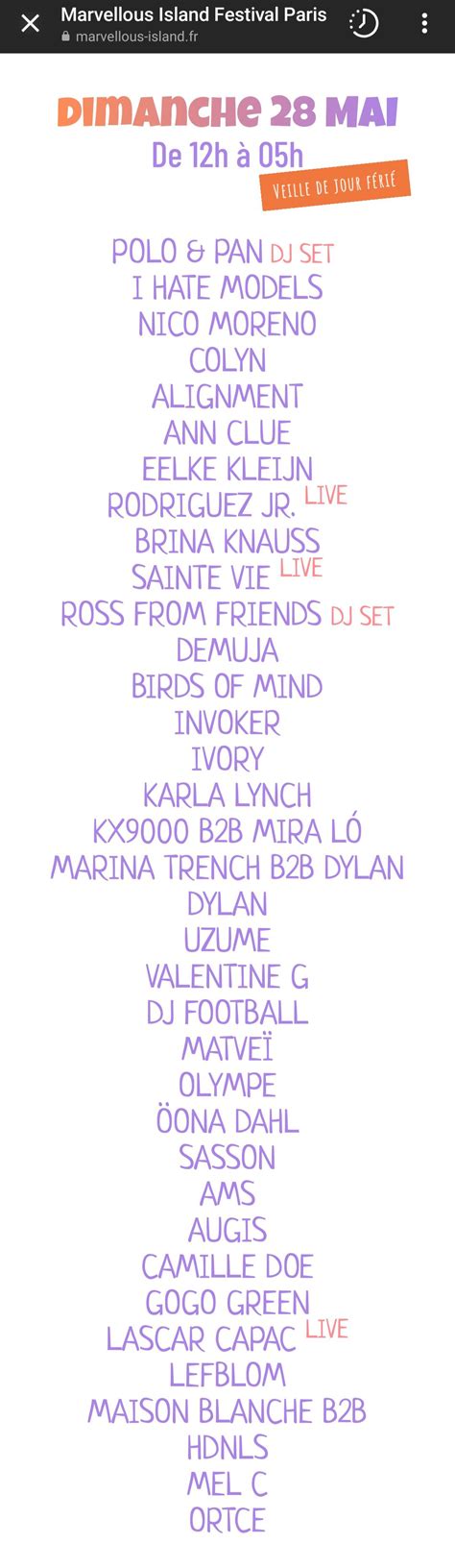 Marevellous Island festival Paris : worth it? : r/Techno