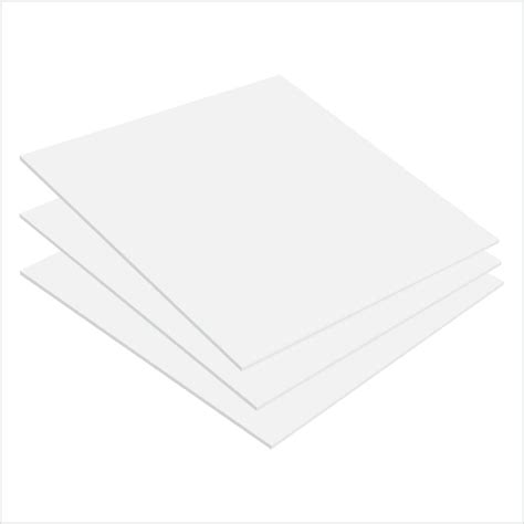 Buy Expanded PVC Sheet 12" x 12" White Printable Rigid PVC Board Sintra ...