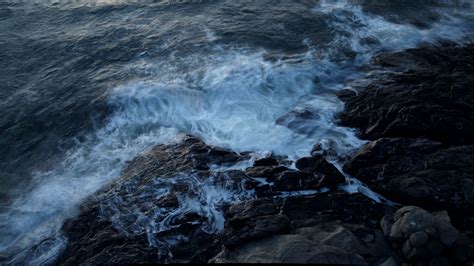 Download wallpaper 3840x2160 sea, waves, foam, stones 4k uhd 16:9 hd ...
