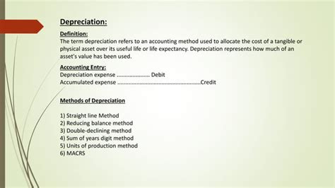 Image result for Depreciation Tutorial
