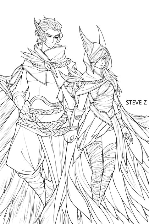 League Of Legend - Free Coloring Pages