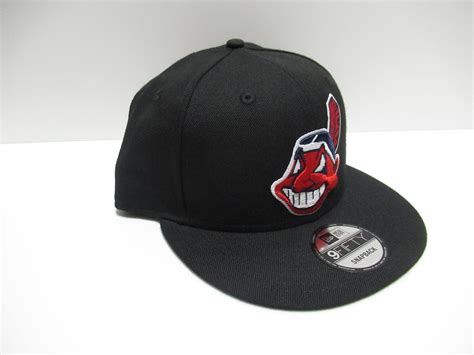 NEW ERA 9fifty Cleveland Indians インディアンス CAP BLACK | date plouc world