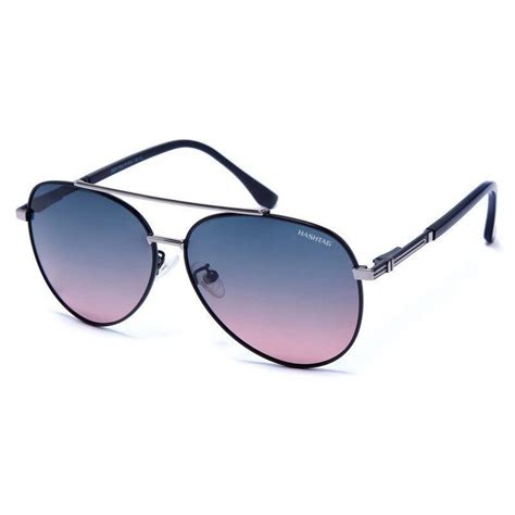 Ambience | Gradient Blue Pink Large Full Rim Aviator Sunglasses for Me
