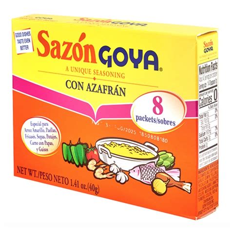 Sazón Goya A Unique Seasoning Con Azafrán 40 gr | Toko Jaruwan