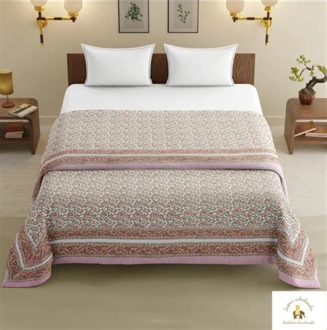 Exclusive Hand Block Print Soft Comforter - Jaipur Wholesaler