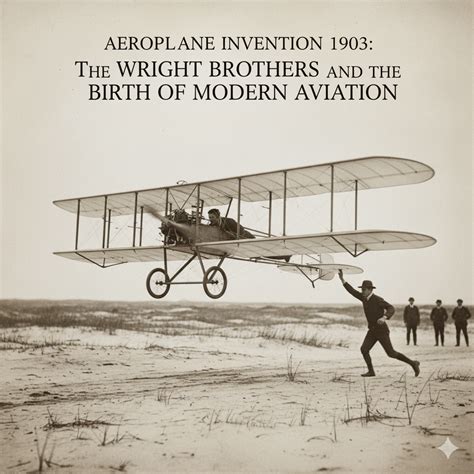 Aeroplane Invention 1903: The Wright Brothers and the Birth of Modern Aviation - invented by aeroplane