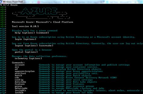 Azure Command 的图像结果