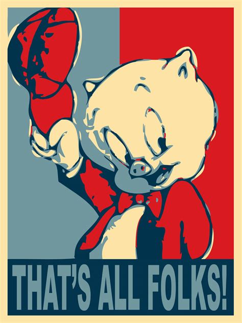 Porky Pig Thats All Folks Gif