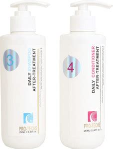 PRO-TECHS DAILY SHAMPOO AND CONDITIONER AFTER TREATMENT 250ML EACH ...