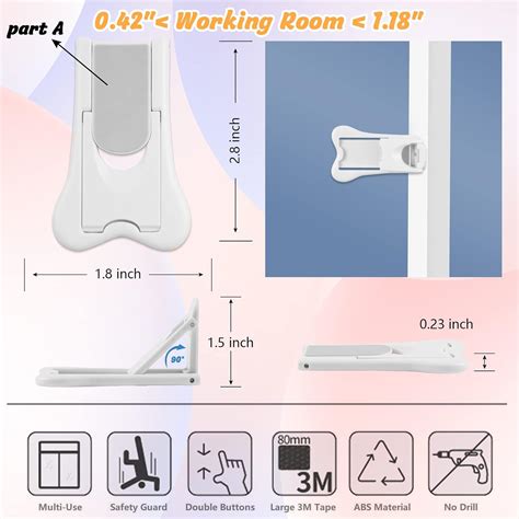 Lobularsky Multi-Use Baby Safety Locks for Sliding Glass Doors, India ...