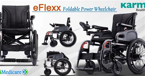Karma eFlexx Foldable Power Wheelchair