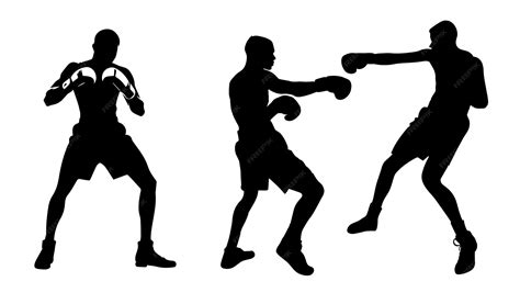 Kickboxing Silhouette