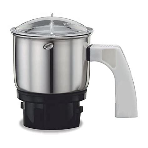 Chutney mixer Grinder small Jar with handle suitable (400 ML) : Amazon ...
