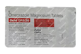 Ocid Qrs 20 MG | Order Ocid Qrs 20 MG Tablet Online at Truemeds