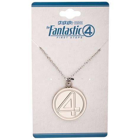 The Fantastic Four: First Steps Logo Necklace Merchandise | Zavvi Australia