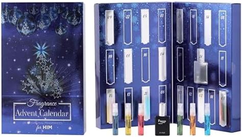 Saffron LONDON Advent Calendar Christmas Fragrances for Men, Blue ...