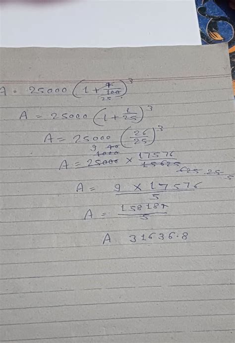 Find the amount and the compound inter on