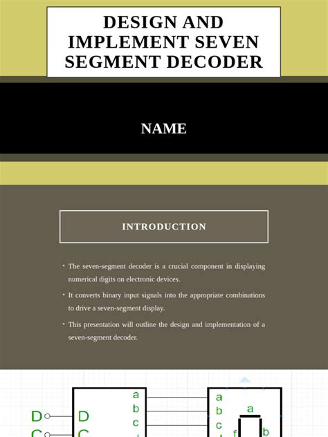 Image result for How to Make a Seven Segment Decoder