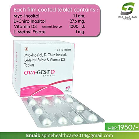 OVA-GEST D TABLETS Spine Health Care Pvt Ltd