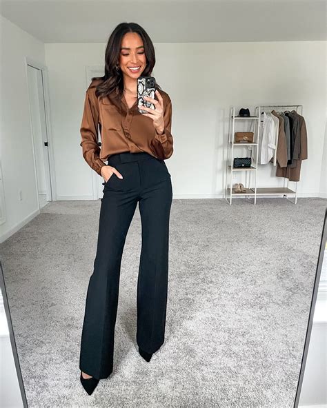 Super High Waisted Flare Trouser … curated on LTK | Work outfit, Work ...