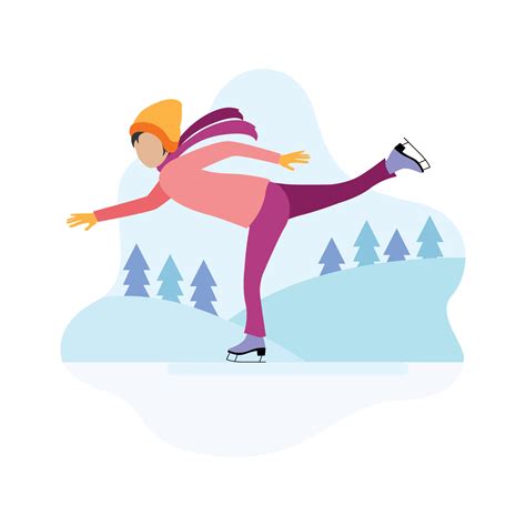 Ice Skater Clipart