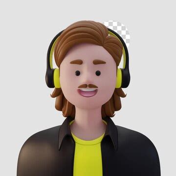 3d render cartoon avatar isolated | Premium PSD