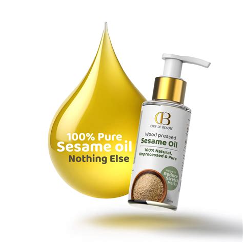 Woodpressed Sesame Oil - 100% Pure, Natural & Unprocessed – Chef De ...