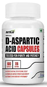 NutriJa D-Aspartic Acid (DAA) Supplement - 60 Capsules : Amazon.in ...